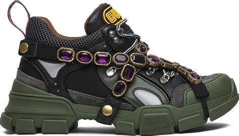 gucci flashtrek jewel|Gucci green crystals.